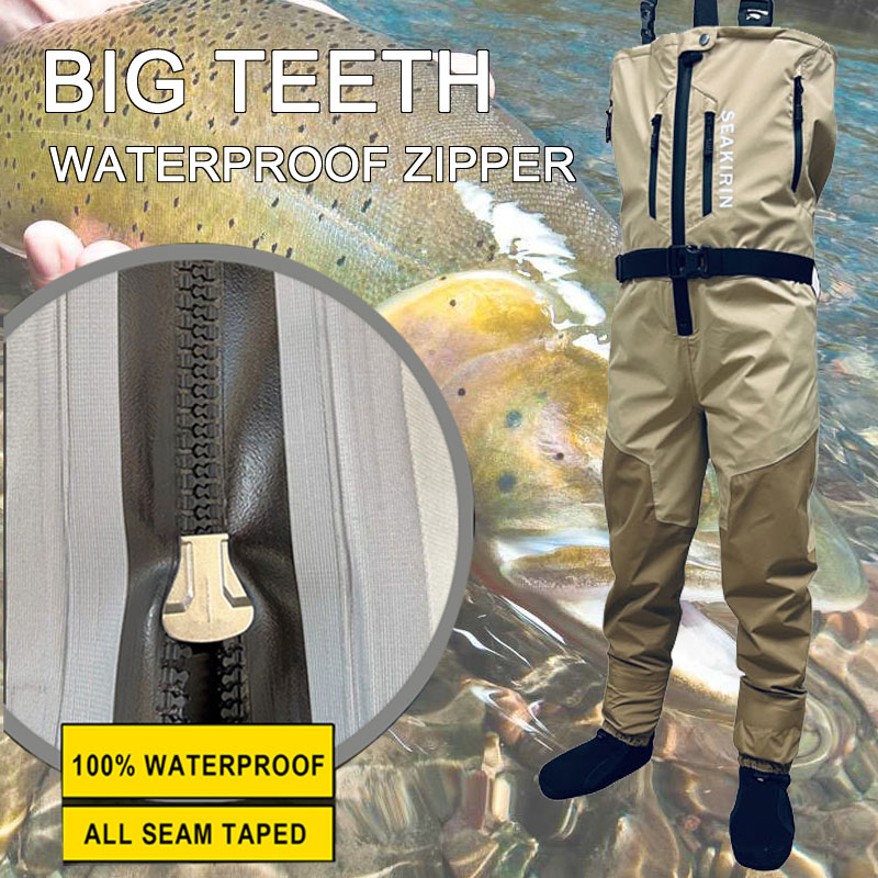 Zip-front Breathable Stout Che - Fishing Pants Waterproof 评论和价格