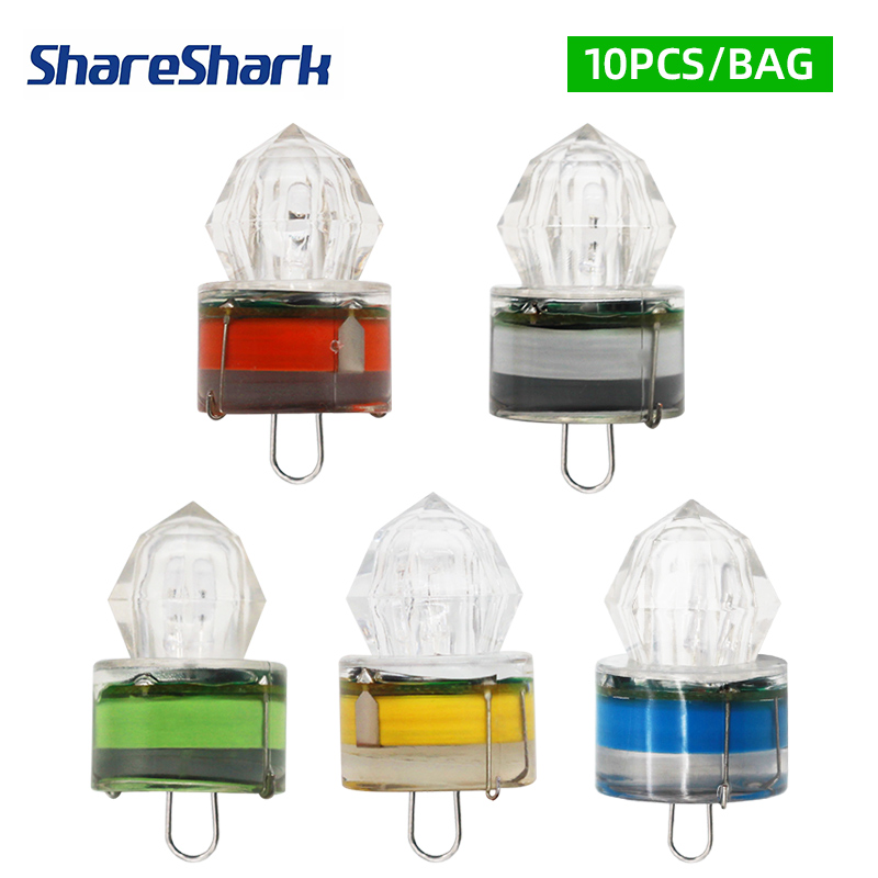 ShareShark 10pcs/bag LED Fishi - Fishing Bag Waterproof 评论和价格