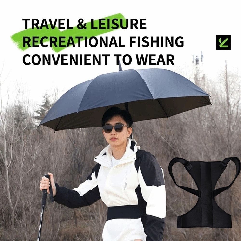 Wearable Backpack Umbrella Har - Fishing Vest 评论和价格