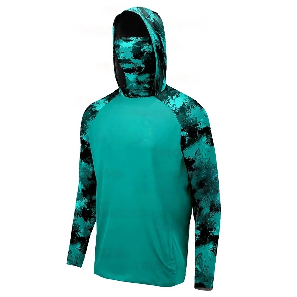 MALFC Fishing Apparel Men Hood - Fishing Shirt Uv Protection 评论和价格