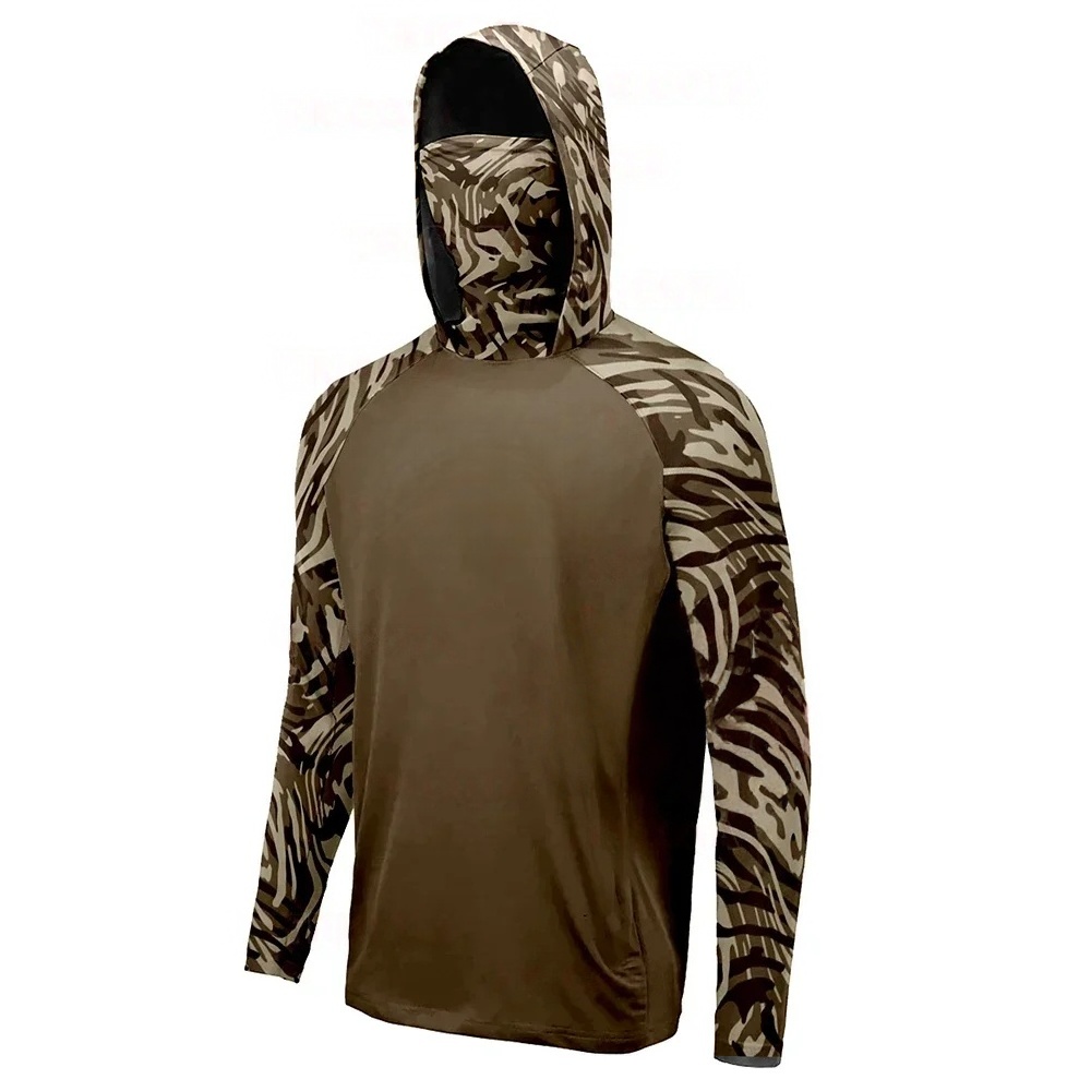 MALFC Fishing Apparel Men Hood - Fishing Shirt Uv Protection 评论和价格