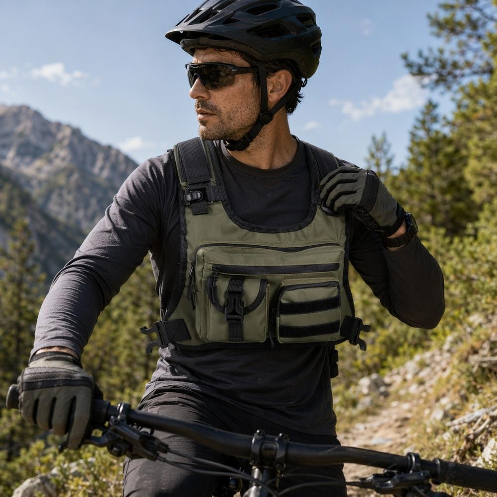 Multi Pocket Outdoor Tactical  - Fishing Vest 评论和价格