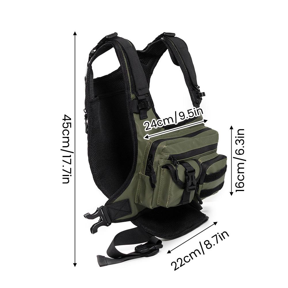 Multi Pocket Outdoor Tactical  - Fishing Vest 评论和价格