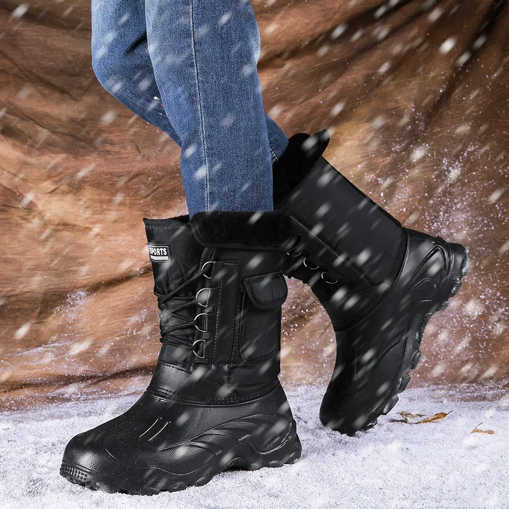 Men Winter Snow Boots Outdoor  - Fishing Boots 评论和价格