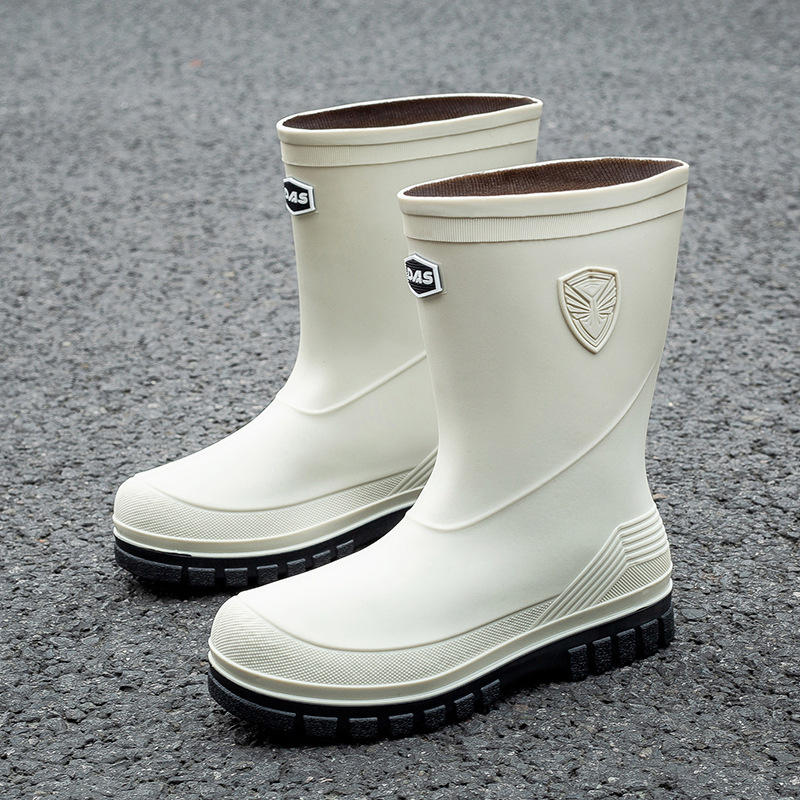 Men's Rain Boots Fashion Mid-C - Fishing Boots 评论和价格
