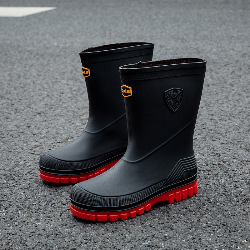 Men's Rain Boots Fashion Mid-C - Fishing Boots 评论和价格