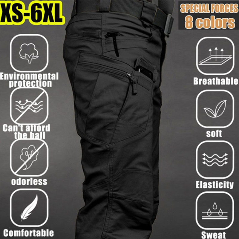 Men's Tactical Cargo Pants 6XL - Fishing Pants Waterproof 评论和价格